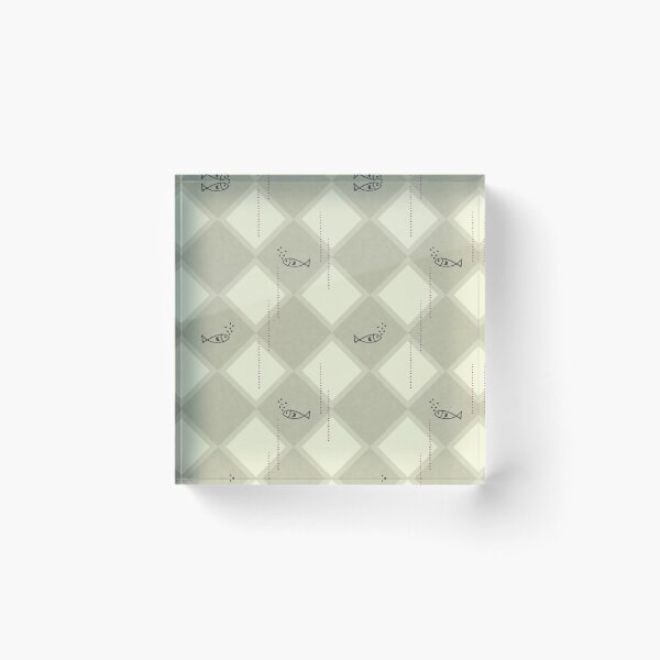 Item preview, Fish and rhombus pattern designed and sold by BorneowithLove.