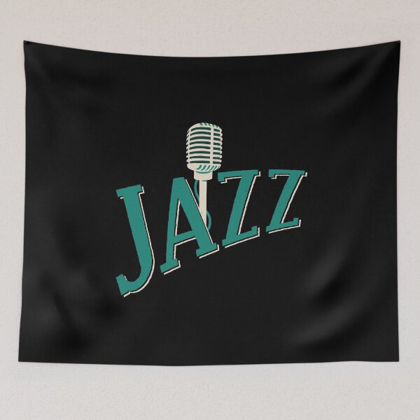Aperçu de l'œuvre Jazz - t-shirts musicaux sympas créée et vendue par PrintPress.