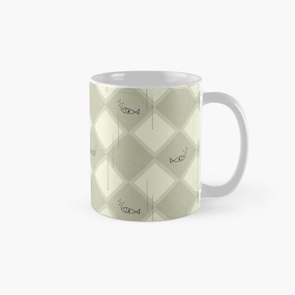 Item preview, Fish and rhombus pattern designed and sold by BorneowithLove.