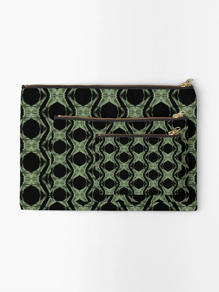 Thumbnail 2 of 4, Zipper Pouch, Smoke Design designed and sold by Rachael Atkins.