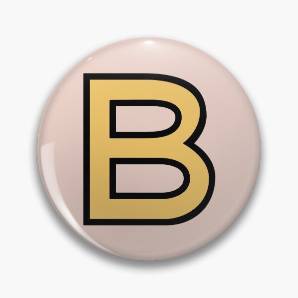 Item preview, Funky Yellow Letter B designed and sold by D-Spot Shop.