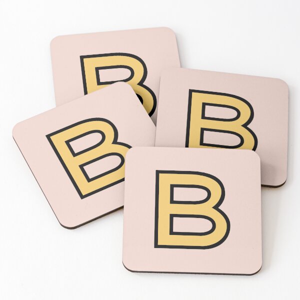 Item preview, Funky Yellow Letter B designed and sold by D-Spot Shop.