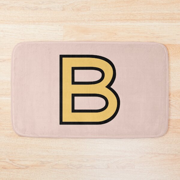 Item preview, Funky Yellow Letter B designed and sold by D-Spot Shop.