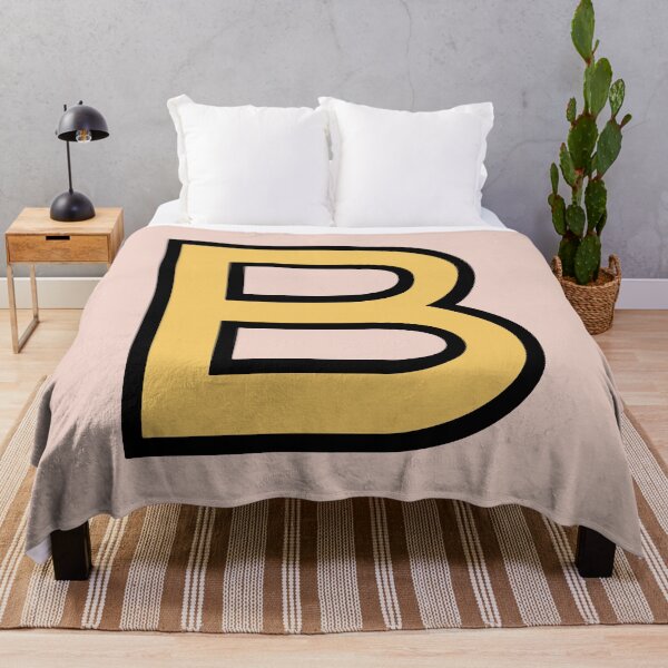 Item preview, Funky Yellow Letter B designed and sold by D-Spot Shop.