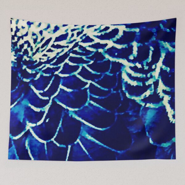 Item preview, Bird wing dyed blue pattern image Melbourne Australia designed and sold by MelbourneGarden.