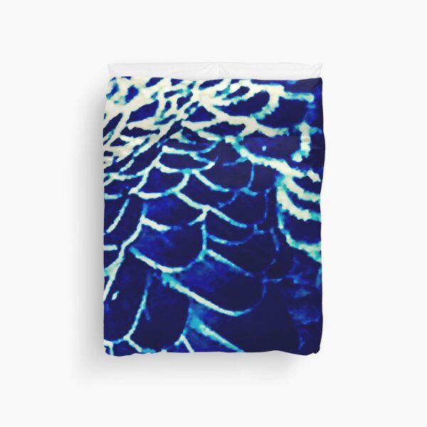 Item preview, Bird wing dyed blue pattern image Melbourne Australia designed and sold by MelbourneGarden.