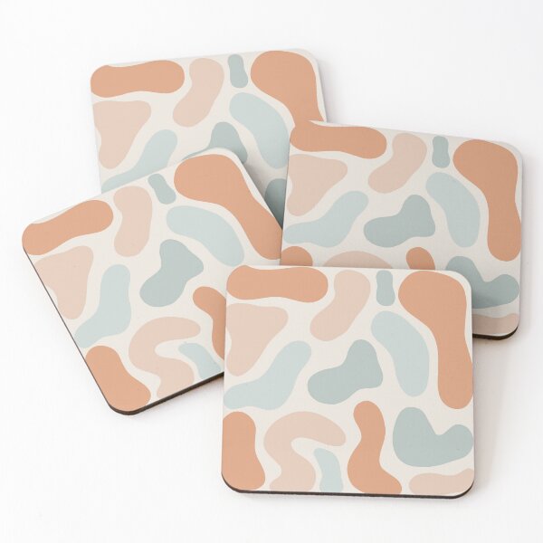 Item preview, Beachy Tones Random Shapes Design designed and sold by printedbycait.