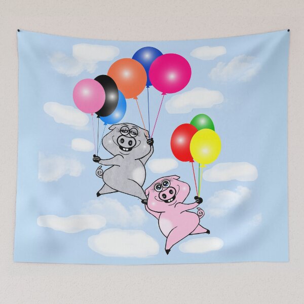 Item preview, Pigs - Enjoy flying  designed and sold by Shirley cute art .