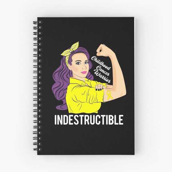 Item preview, Childhood Cancer Warrior Indestructible Awareness Support designed and sold by ZNOVANNA.