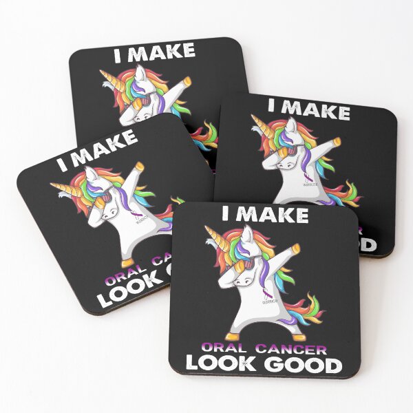 Item preview, I Make Oral Cancer Look Good Cute Unicorn Dabbing designed and sold by heppenp.