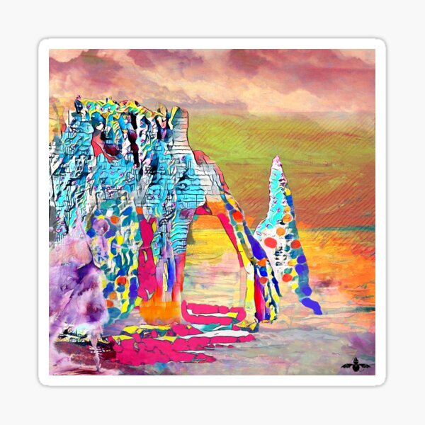 Item preview, Etretat cliffs in Normandy, France designed and sold by EkaArtShop.