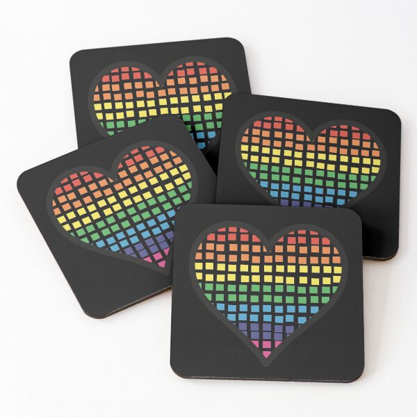 Item preview, Rainbow Mosaic Heart  designed and sold by Funful.