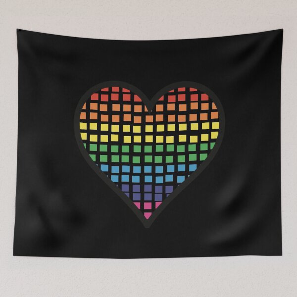 Item preview, Rainbow Mosaic Heart  designed and sold by Funful.
