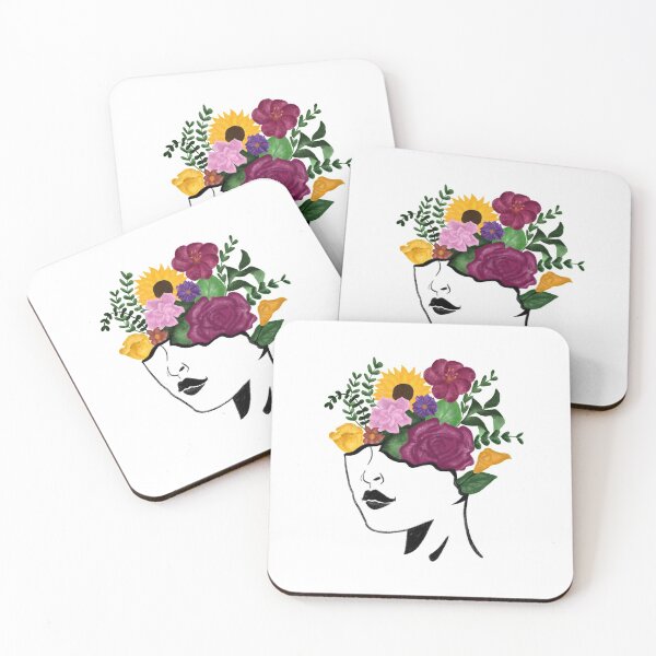 Item preview, Spiritual flowers line art designed and sold by Terelaska.