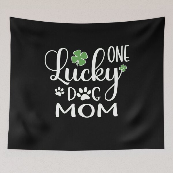 Item preview, One Lucky Dog Mom St Patricks Day Cute Gifts for Fur Moms and Dogs Lover designed and sold by clothesy7.