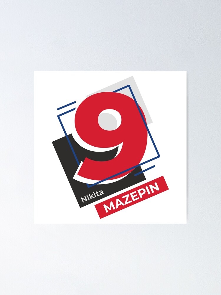 Nikita Mazepin Formula Haas F1 Team Número Póster