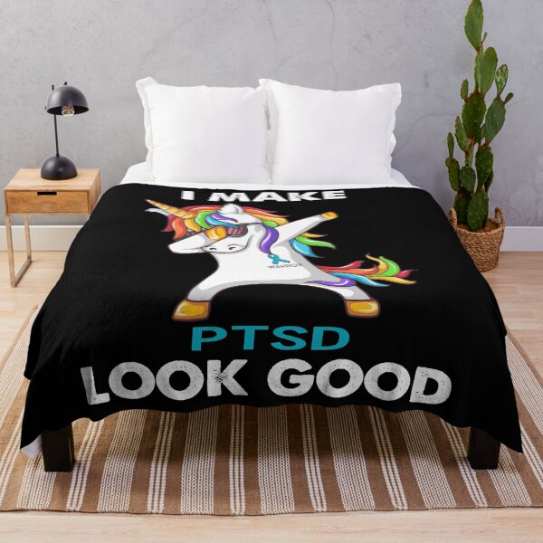 Item preview, I Make PTSD Look Good Cute Unicorn Dabbing designed and sold by heppenp.