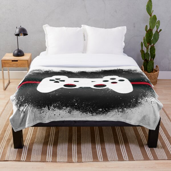 Item preview, Gaming controller grunge paint red line designed and sold by Anteia.