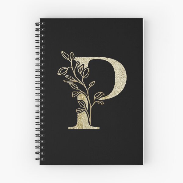 Item preview, P Golden Letter designed and sold by HintofNature.