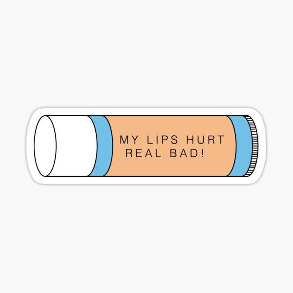 Chapstick Sticker