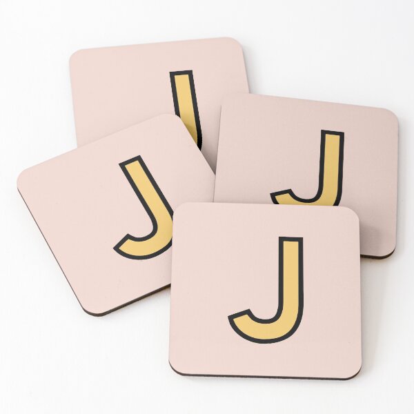 Item preview, Funky Yellow Letter J designed and sold by D-Spot Shop.