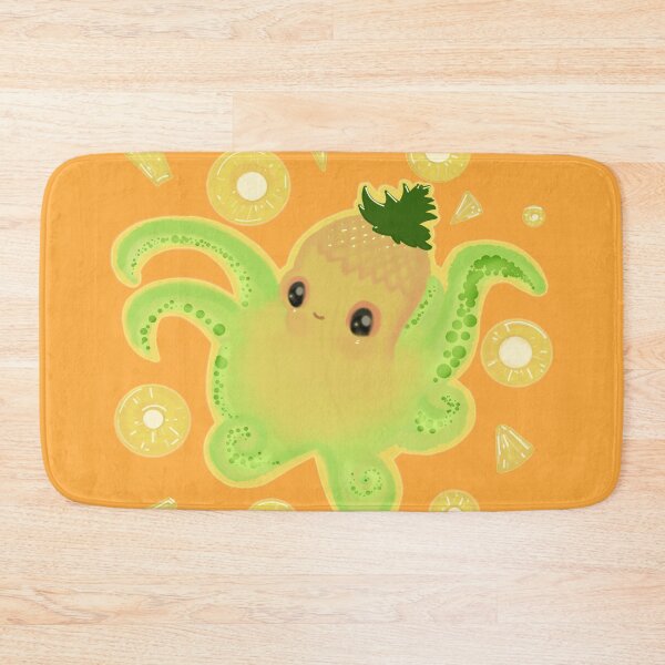 Item preview, Cute Octopus - Kawaii Pineapple Octopus designed and sold by aquatickawaii.