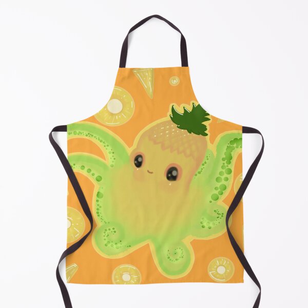 Item preview, Cute Octopus - Kawaii Pineapple Octopus designed and sold by aquatickawaii.