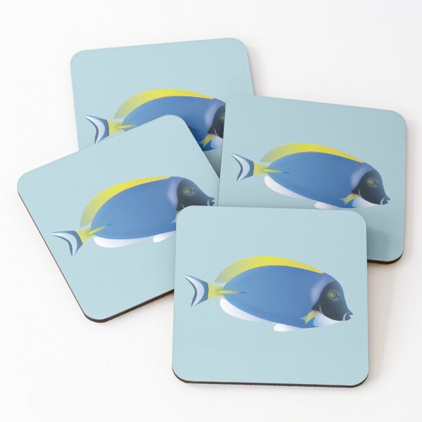 Item preview, Powderblue Tang in the Maldives designed and sold by SakiOno.