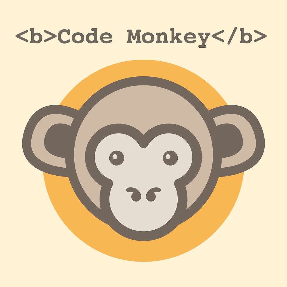 "Code Monkey" by chimeraarts Redbubble