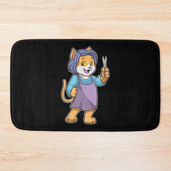 Item preview, Cat as Hairdresser with Scissors designed and sold by Snabdesign84.