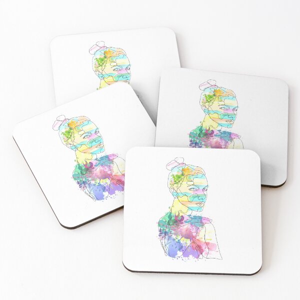 Item preview, Lady in colored paint designed and sold by CA-Creatives.