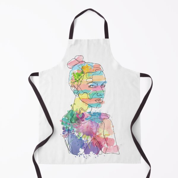 Item preview, Lady in colored paint designed and sold by CA-Creatives.