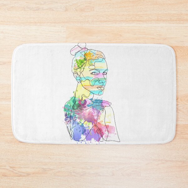 Item preview, Lady in colored paint designed and sold by CA-Creatives.