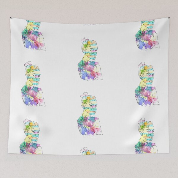 Item preview, Lady in colored paint designed and sold by CA-Creatives.