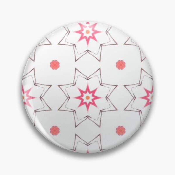 Item preview, Red folk geometric print designed and sold by oksanarozmay.