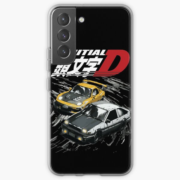 Mountain Drift Racing Initial D Tandems AE86 vs FD rx-7  Samsung Galaxy Soft Case