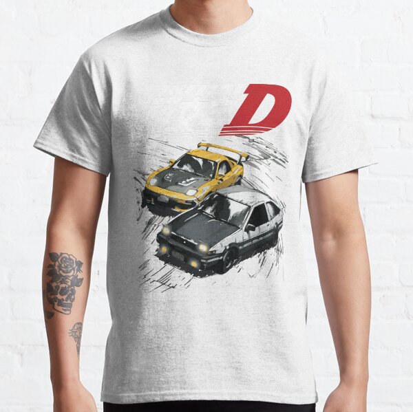 Mountain Drift Racing Initial D Tandems AE86 vs FD rx-7 Classic T-Shirt