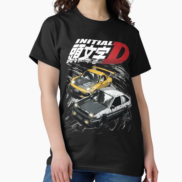 Vista previa del artículo con la obra «Mountain Drift Racing Initial D Tandems AE86 vs FD rx-7», diseñado y vendido por cowtownCOWBOY.