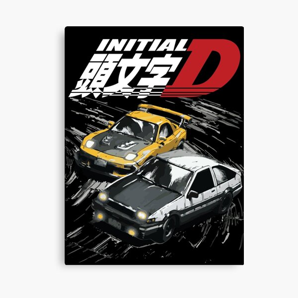 Item preview, Mountain Drift Racing Initial D Tandems AE86 vs FD rx-7  designed and sold by cowtownCOWBOY.