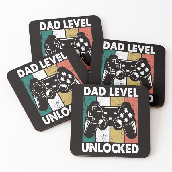Item preview, dad level unlocked retro new dad gift  designed and sold by Majesticoo.