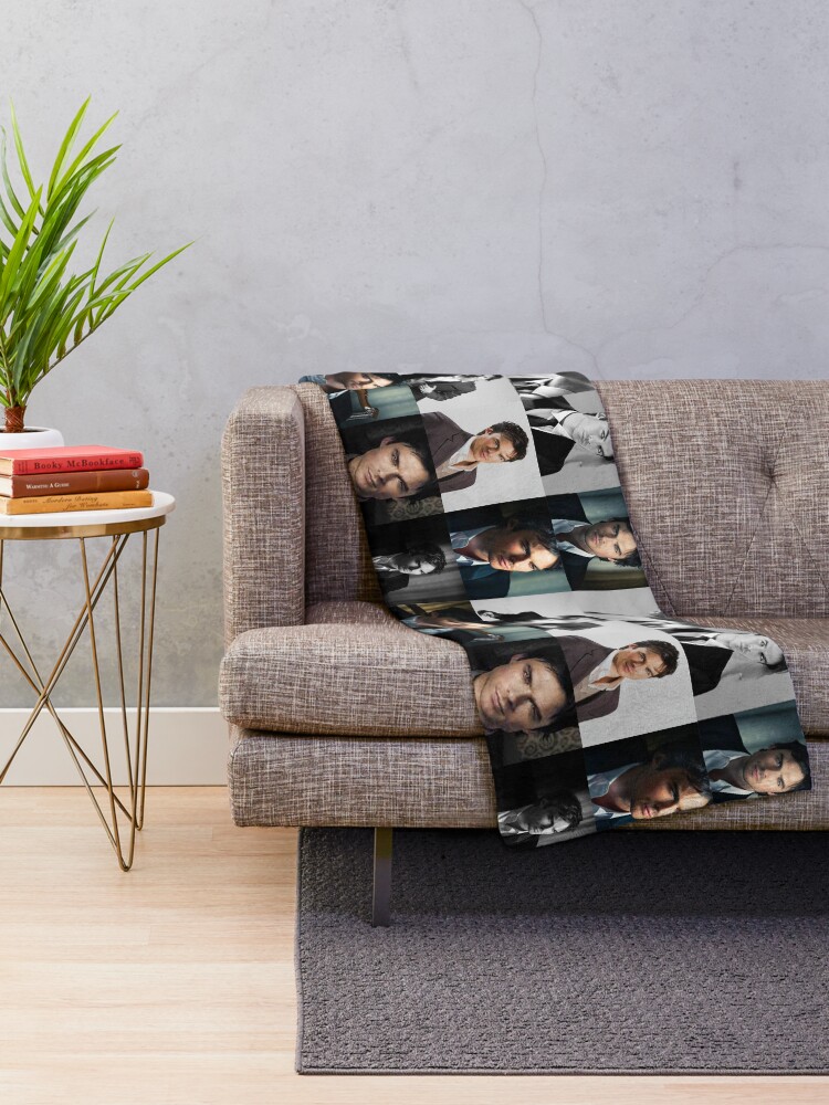 "Ian Somerhalder collage Sagittarius " Throw Blanket for Sale by