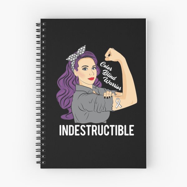 Item preview, Color Blind Warrior Indestructible Colorblind Awareness designed and sold by ZNOVANNA.