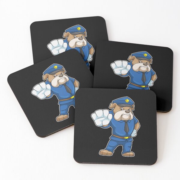 Item preview, Dog as Police officer with Police uniform designed and sold by Snabdesign84.