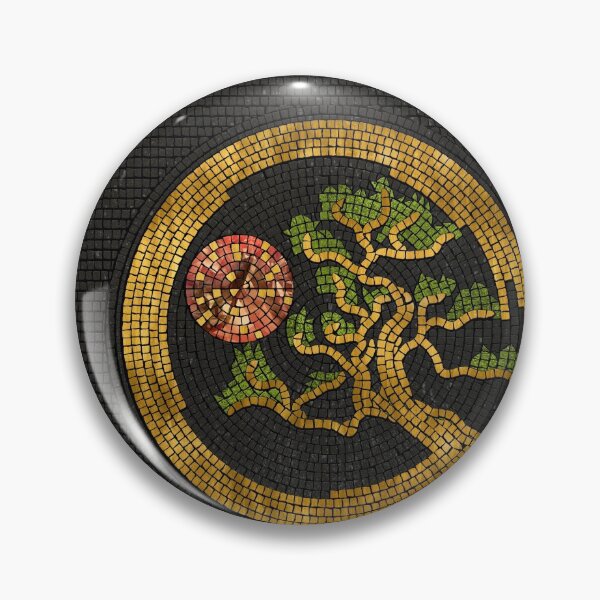 Item preview, Zen Enso Circle and Bonsai Tree Mosaic designed and sold by k9printart.