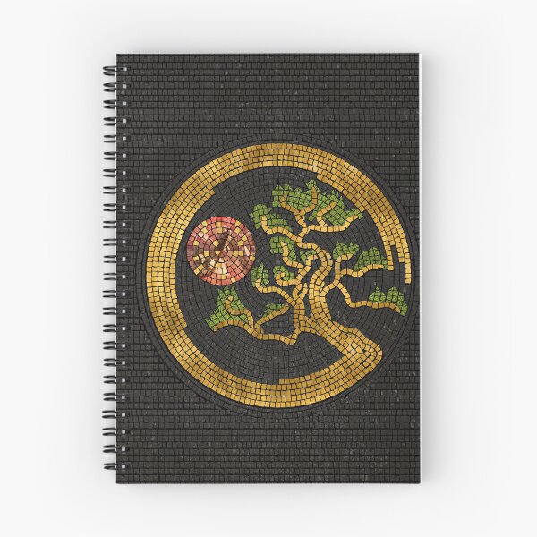 Item preview, Zen Enso Circle and Bonsai Tree Mosaic designed and sold by k9printart.