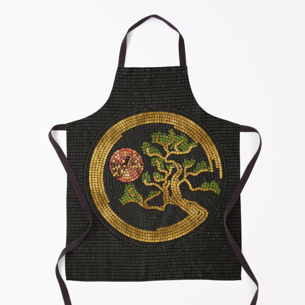 Item preview, Zen Enso Circle and Bonsai Tree Mosaic designed and sold by k9printart.