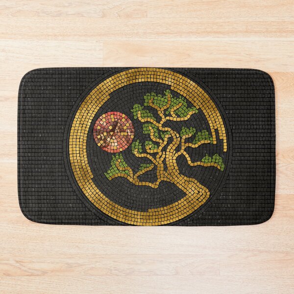 Item preview, Zen Enso Circle and Bonsai Tree Mosaic designed and sold by k9printart.