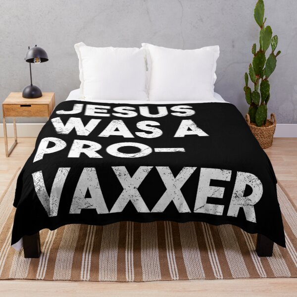 Item preview, Jesus Was A Pro-Vaxxer Retro Easter designed and sold by WPahat.