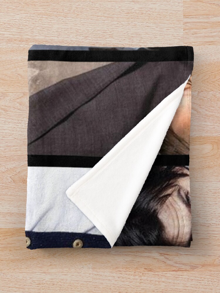 "Ian Somerhalder collage Damon Sagittarius" Throw Blanket for Sale by