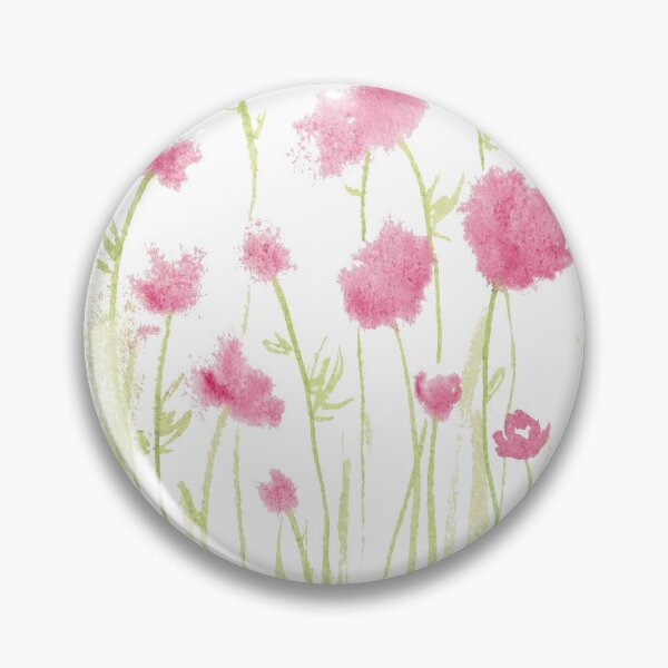 Aperçu de l'œuvre Champs de fleurs aquarelle créée et vendue par JRoseDesign.